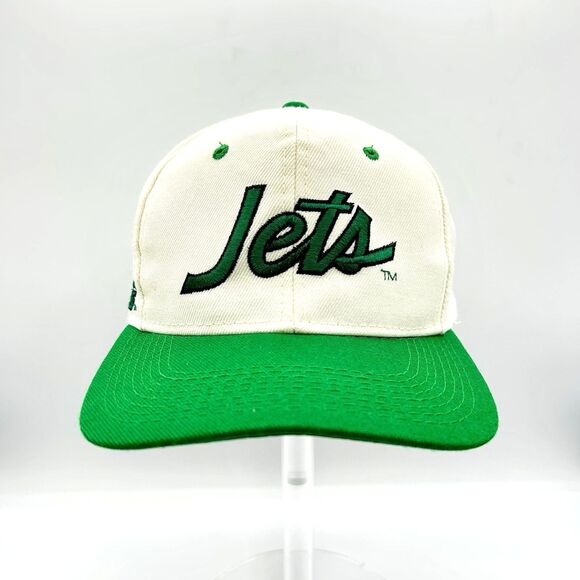 Vintage New York Jets Sports Specialties Script The Twill Snapback Cap Hat - Picture 1 of 12